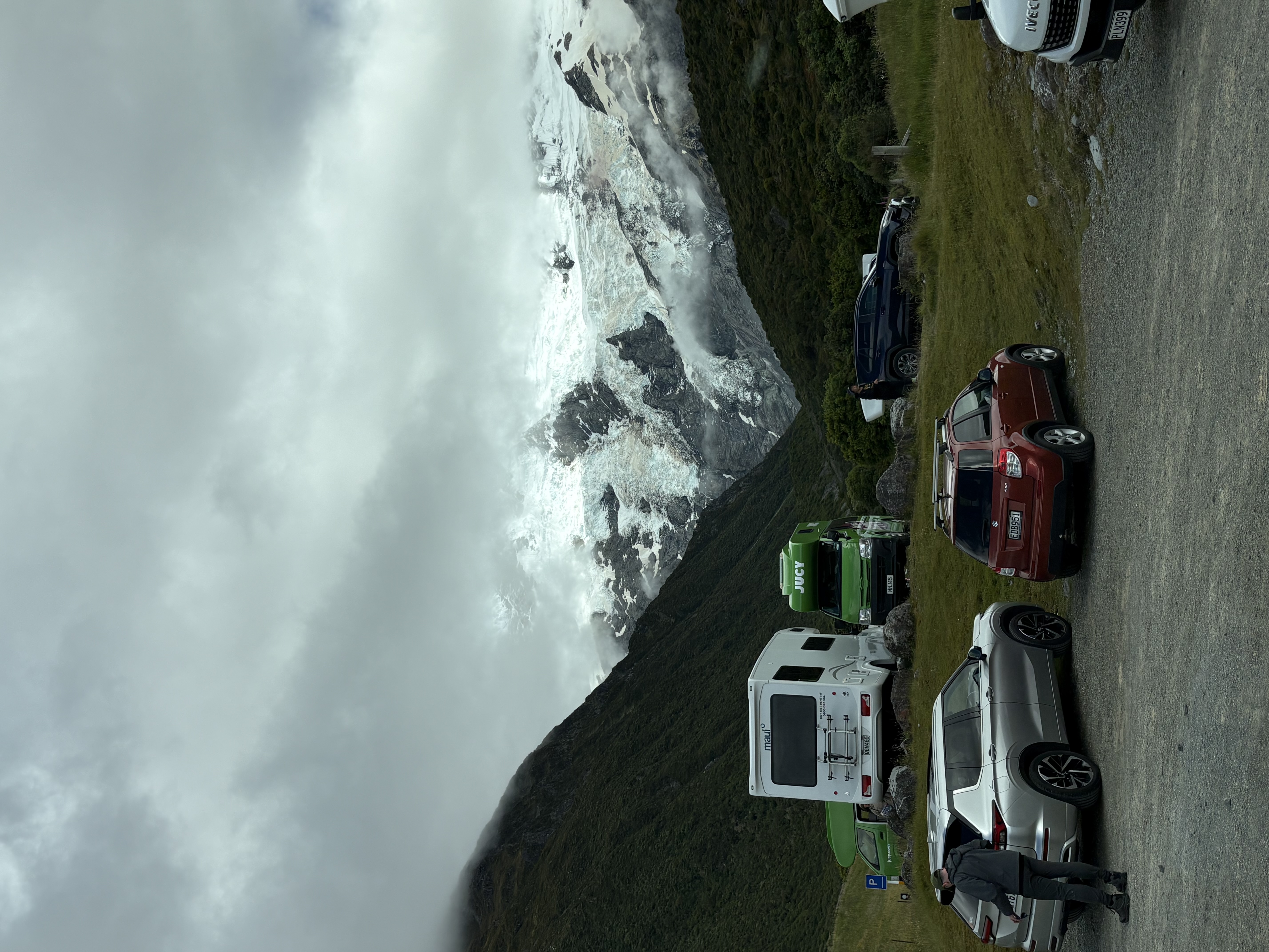 Aoraki / Mount Cook — Mount cook parkinglot